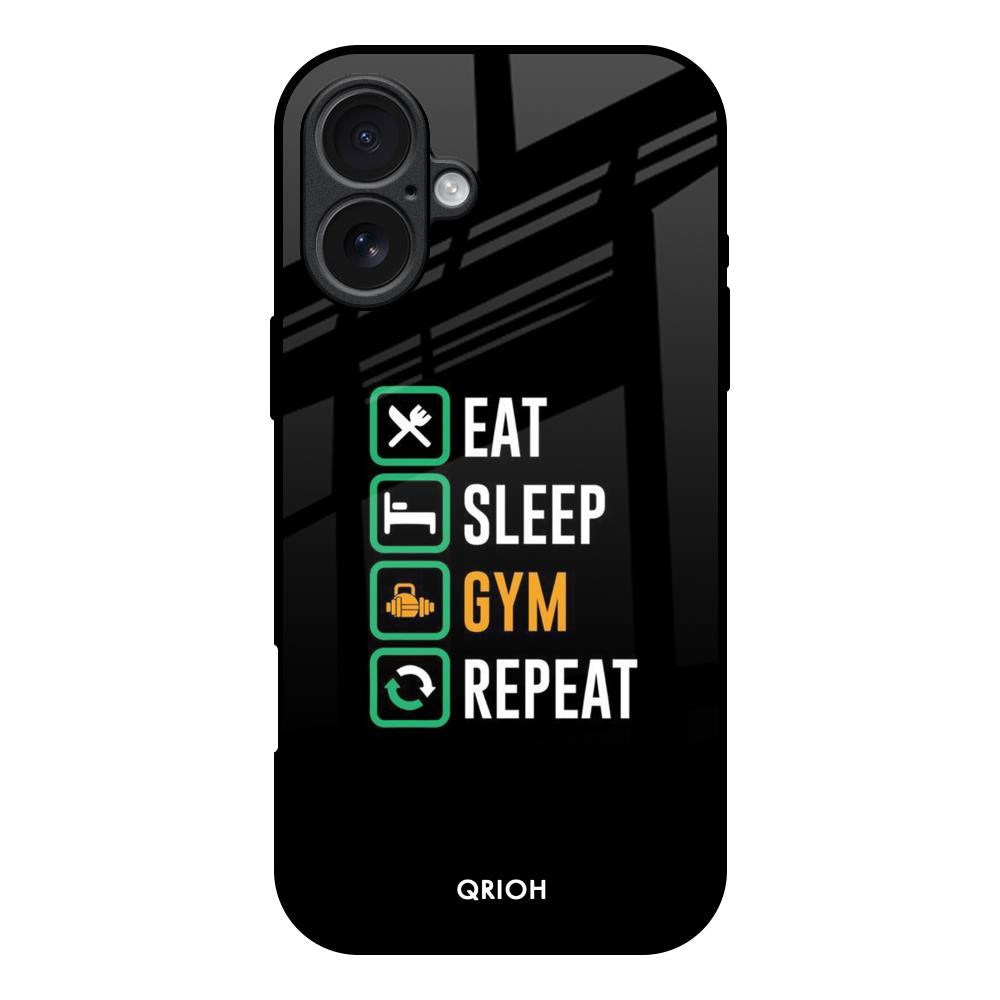 Daily Routine iPhone 17 Glass Back Cover Online