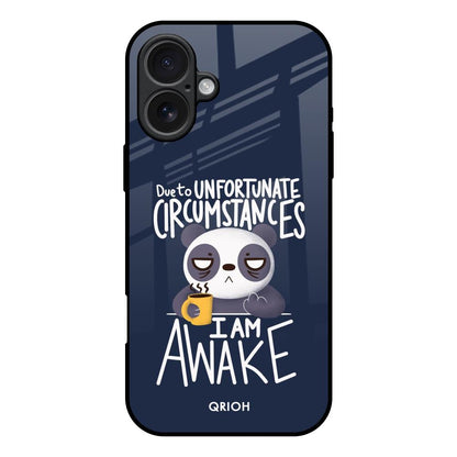 Struggling Panda iPhone 17 Glass Back Cover Online
