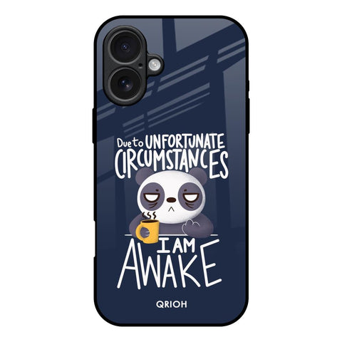 Struggling Panda iPhone 17 Glass Back Cover Online