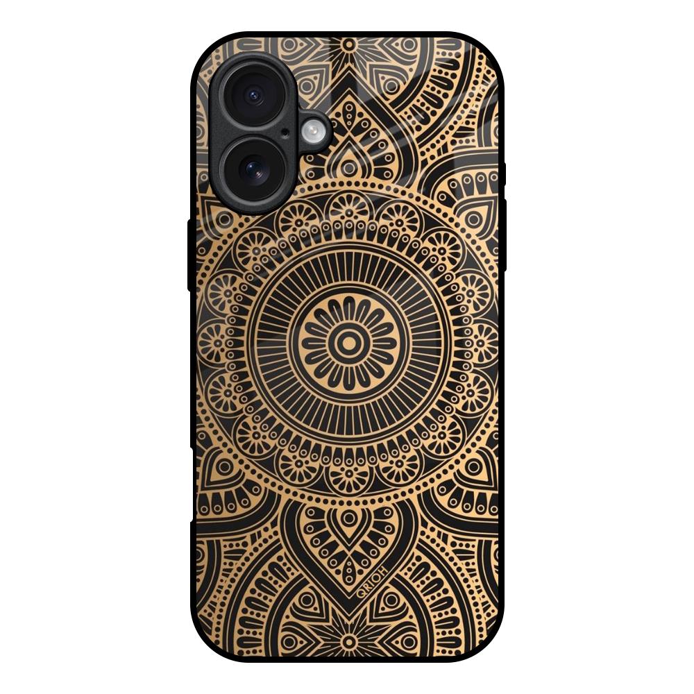 Luxury Mandala iPhone 17 Glass Back Cover Online