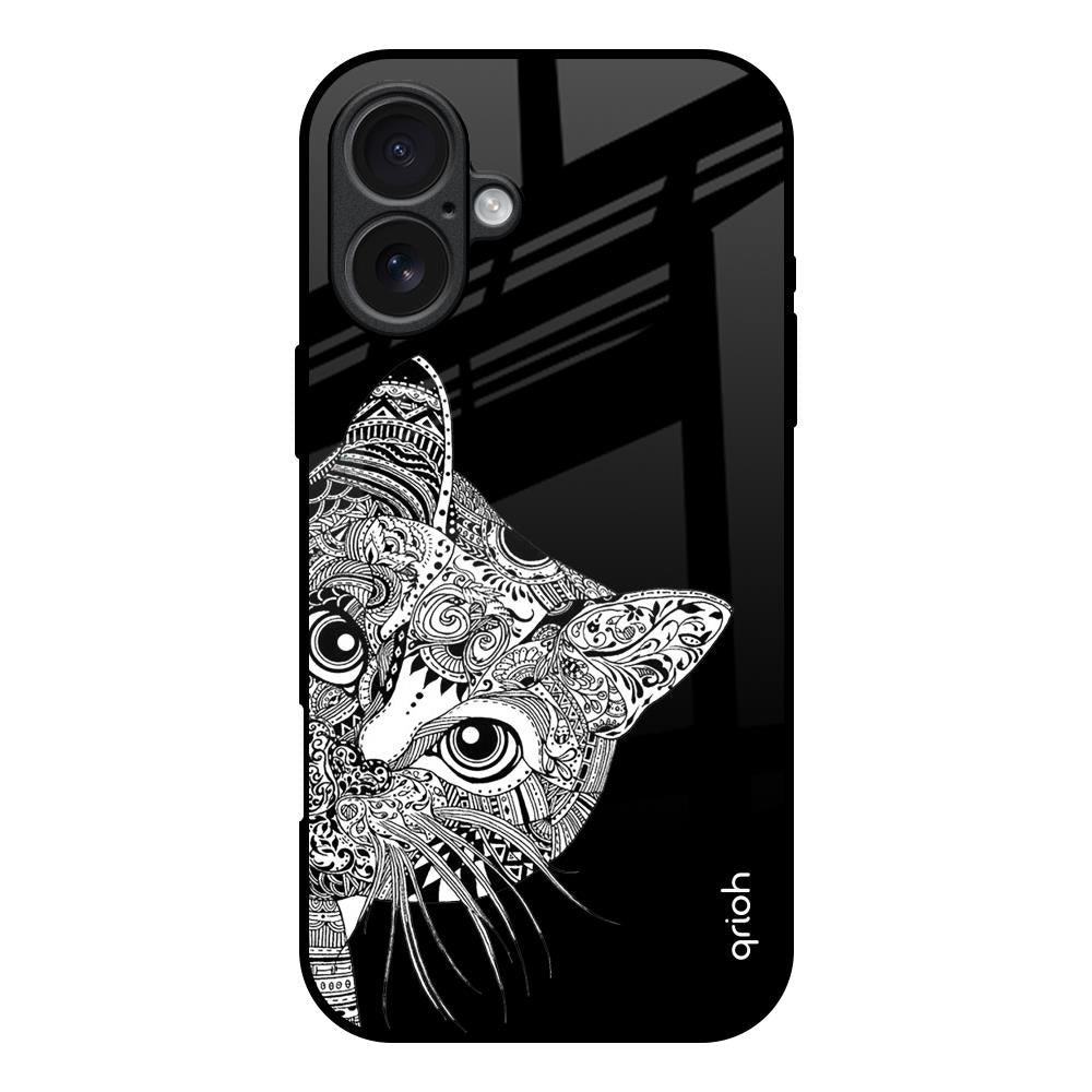 Kitten Mandala iPhone 17 Glass Back Cover Online