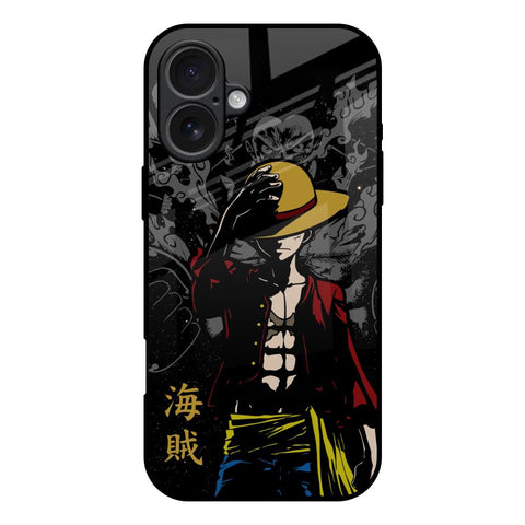 Dark Luffy iPhone 17 Glass Back Cover Online