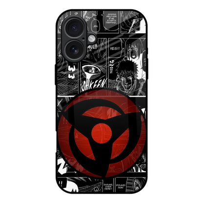 Sharingan iPhone 17 Glass Back Cover Online