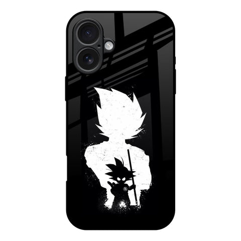 Monochrome Goku iPhone 17 Glass Back Cover Online