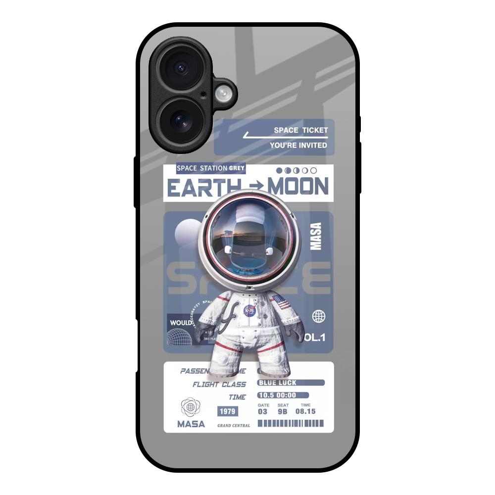 Space Flight Pass iPhone 17 Glass Back Cover Online