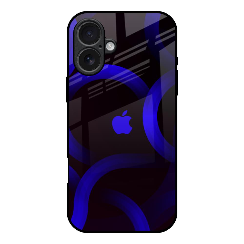 Blue Ring Light iPhone 17 Glass Back Cover Online