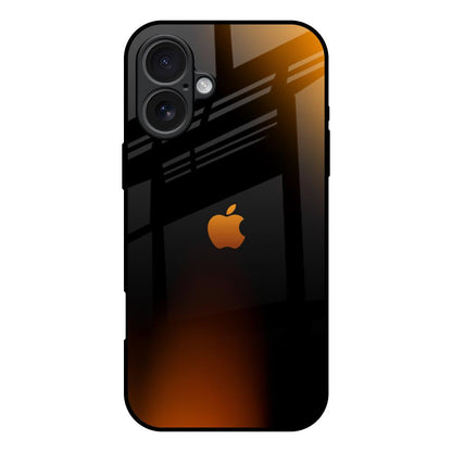 Orange Black Fusion iPhone 17 Glass Back Cover Online