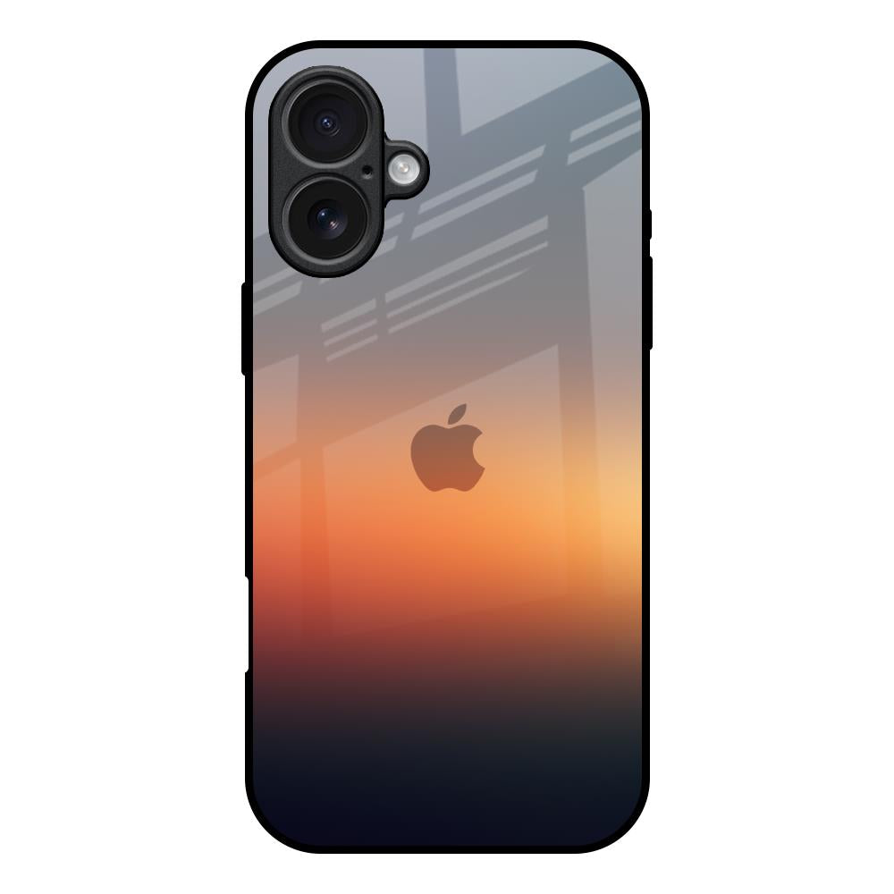 Aesthetic Orange iPhone 17 Glass Back Cover Online