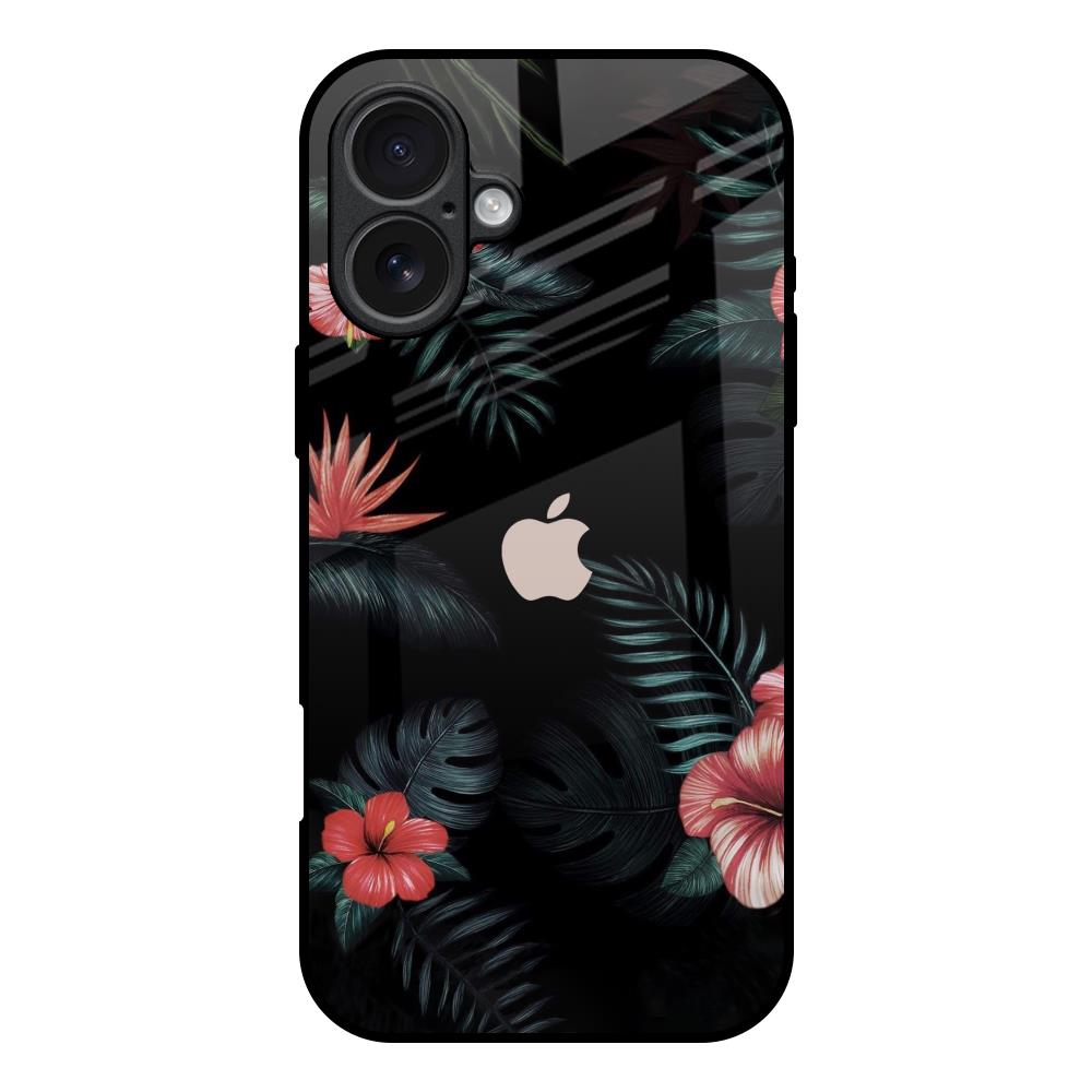 Tropical Art Flower iPhone 17 Glass Back Cover Online