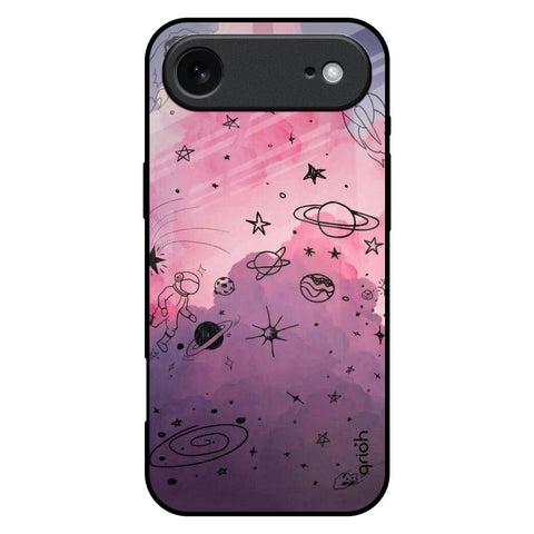 Space Doodles iPhone 17 Air Glass Back Cover Online