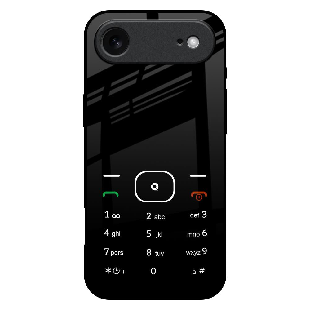 Classic Keypad Pattern iPhone 17 Air Glass Back Cover Online