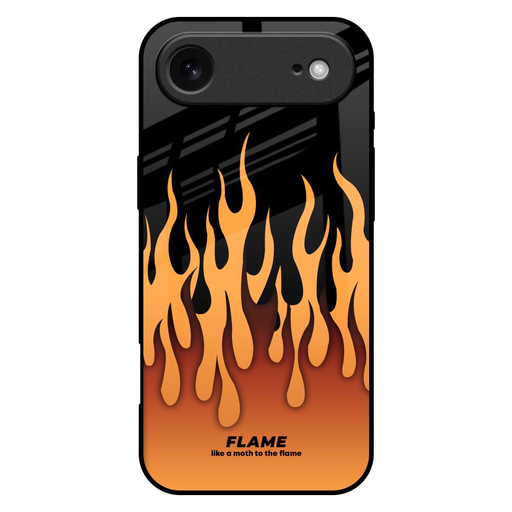 Fire Flame iPhone 17 Air Glass Back Cover Online