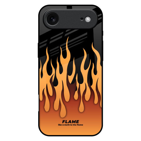 Fire Flame iPhone 17 Air Glass Back Cover Online