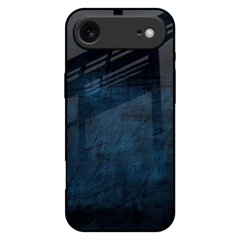 Dark Blue Grunge iPhone 17 Air Glass Back Cover Online
