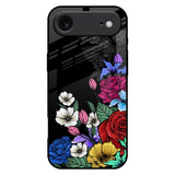 Rose Flower Bunch Art iPhone 17 Air Glass Back Cover Online
