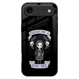 Touch Me & You Die iPhone 17 Air Glass Back Cover Online
