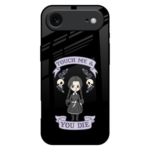 Touch Me & You Die iPhone 17 Air Glass Back Cover Online