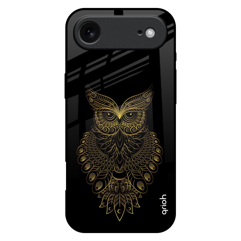 Golden Owl iPhone 17 Air Glass Back Cover Online