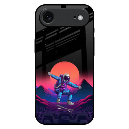 Retro Astronaut iPhone 17 Air Glass Back Cover Online