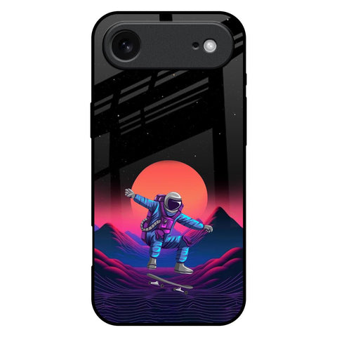 Retro Astronaut iPhone 17 Air Glass Back Cover Online