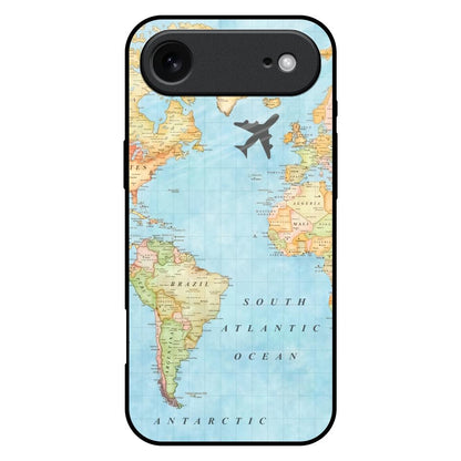 Travel Map iPhone 17 Air Glass Back Cover Online