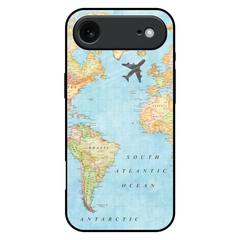 Travel Map iPhone 17 Air Glass Back Cover Online