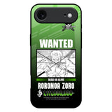 Zoro Wanted iPhone 17 Air Glass Back Cover Online