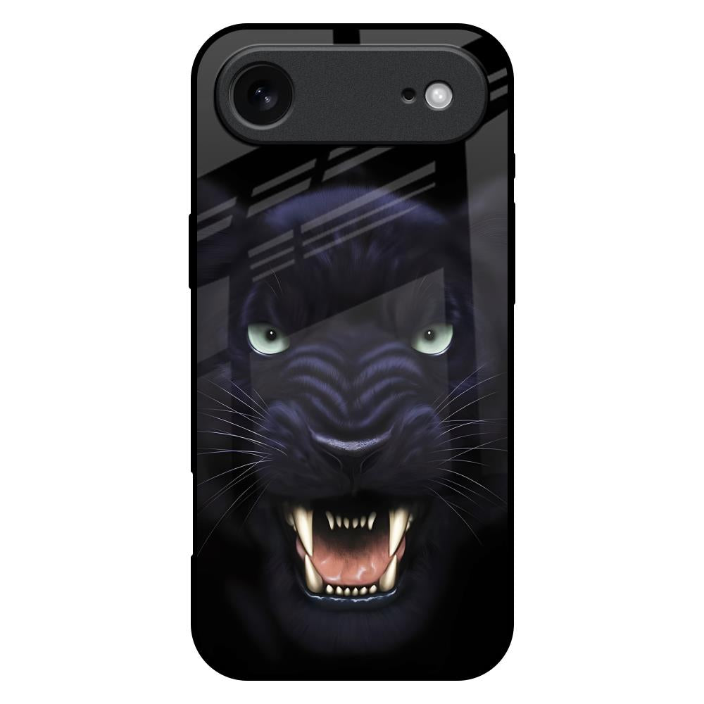 Angry Black Tiger iPhone 17 Air Glass Back Cover Online