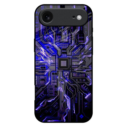 Techno Color Pattern iPhone 17 Air Glass Back Cover Online
