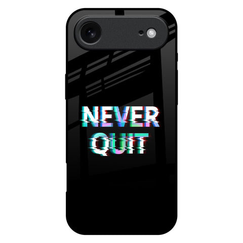 Never Quit iPhone 17 Air Glass Back Cover Online