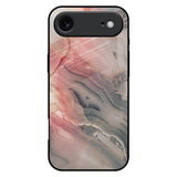 Pink And Grey Marble iPhone 17 Air Glass Back Cover Online