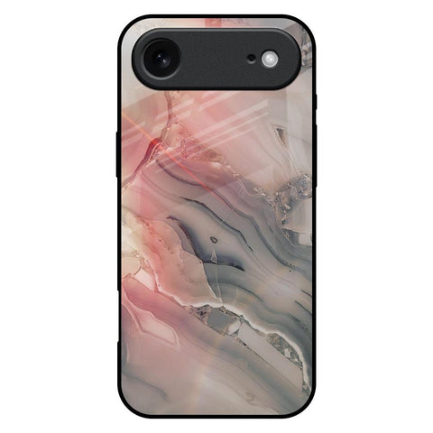 Pink And Grey Marble iPhone 17 Air Glass Back Cover Online