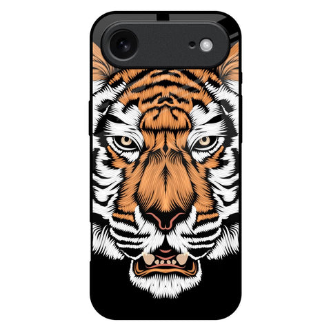 Angry Tiger iPhone 17 Air Glass Back Cover Online