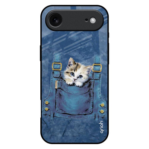 Kitty In Pocket iPhone 17 Air Glass Back Cover Online