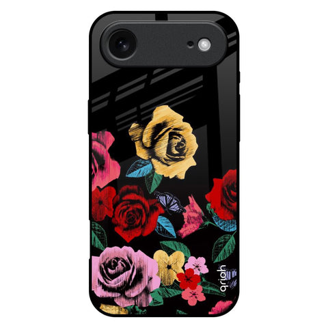 Floral Decorative iPhone 17 Air Glass Back Cover Online