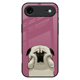 Funny Pug Face iPhone 17 Air Glass Back Cover Online