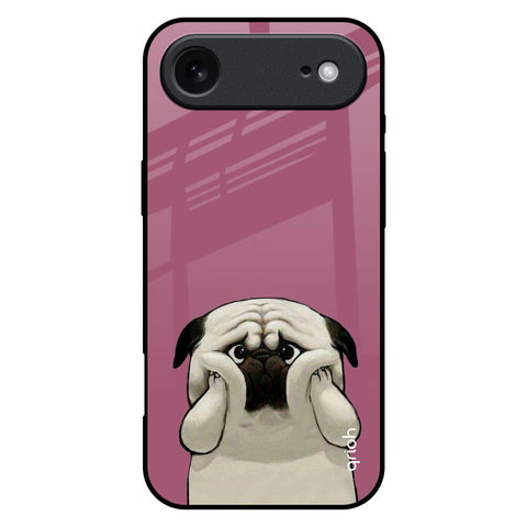 Funny Pug Face iPhone 17 Air Glass Back Cover Online