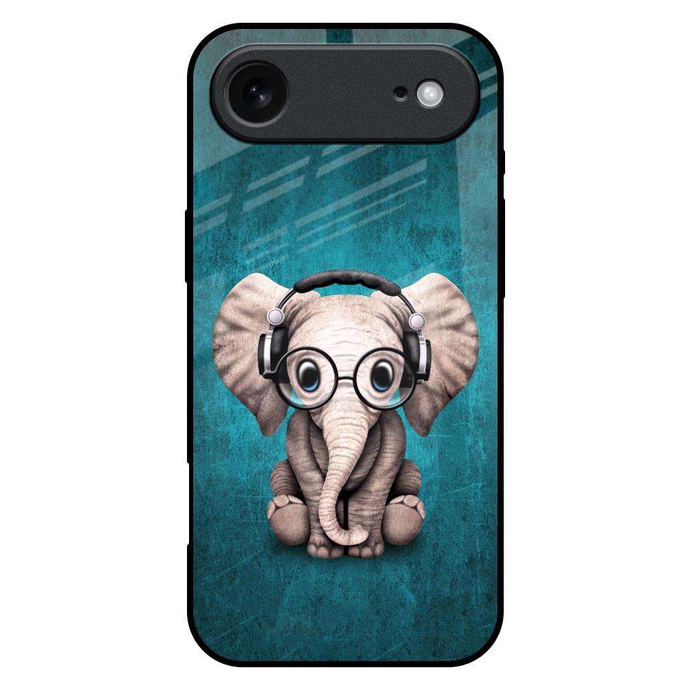 Adorable Baby Elephant iPhone 17 Air Glass Back Cover Online