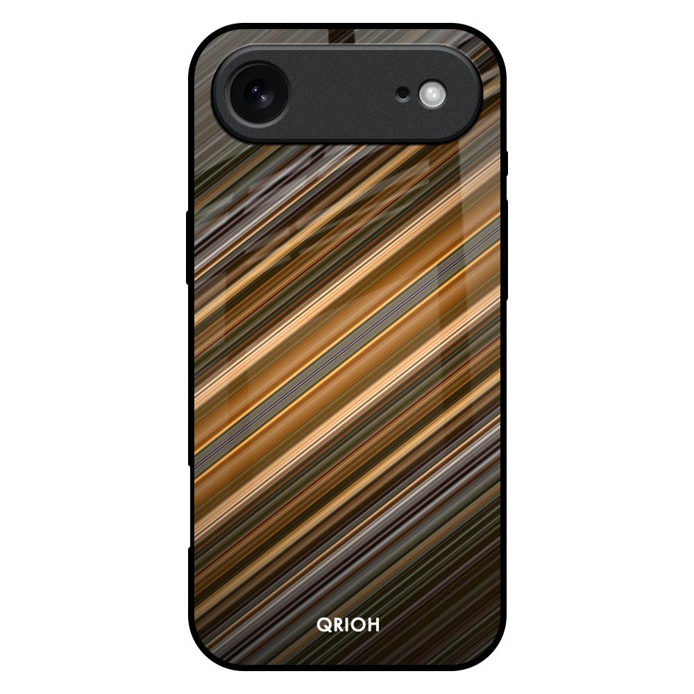 Diagonal Slash Pattern iPhone 17 Air Glass Back Cover Online