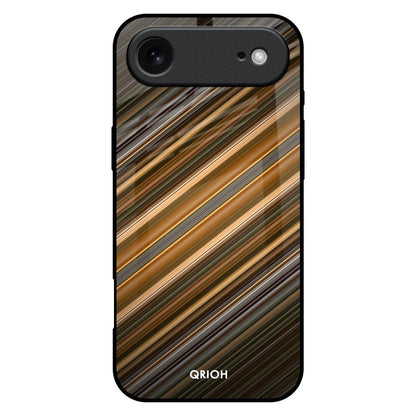 Diagonal Slash Pattern iPhone 17 Air Glass Back Cover Online