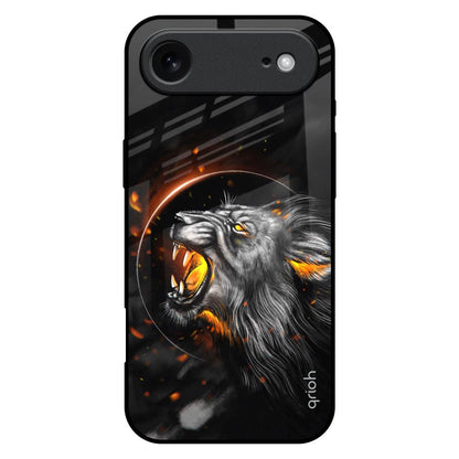 Aggressive Lion iPhone 17 Air Glass Back Cover Online