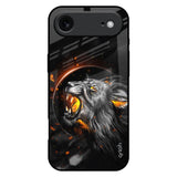 Aggressive Lion iPhone 17 Air Glass Back Cover Online