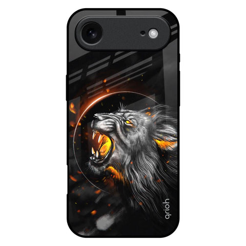 Aggressive Lion iPhone 17 Air Glass Back Cover Online