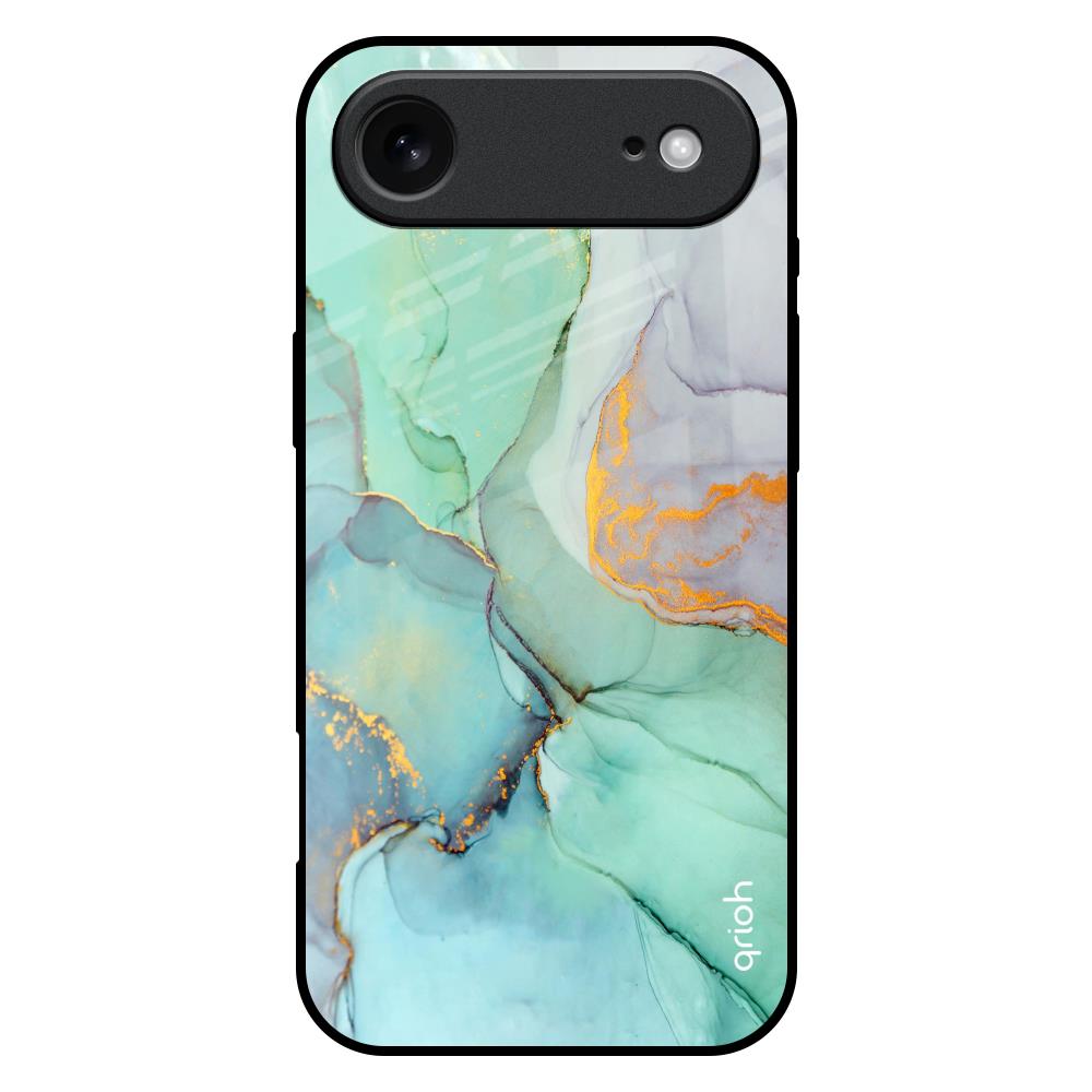 Green Marble iPhone 17 Air Glass Back Cover Online