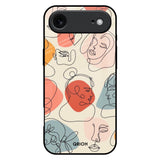 Abstract Faces iPhone 17 Air Glass Back Cover Online