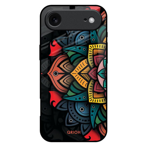 Retro Gorgeous Flower iPhone 17 Air Glass Back Cover Online