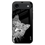Kitten Mandala iPhone 17 Air Glass Back Cover Online