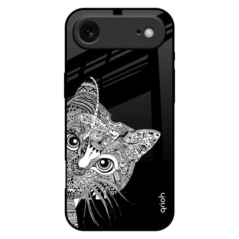 Kitten Mandala iPhone 17 Air Glass Back Cover Online