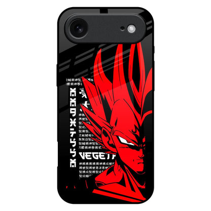 Red Vegeta iPhone 17 Air Glass Back Cover Online