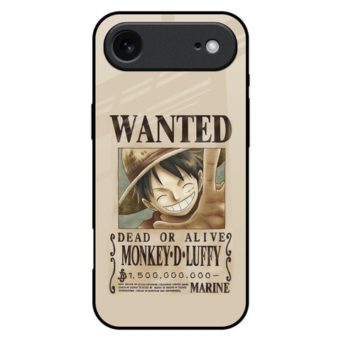 Luffy Wanted iPhone 17 Air Glass Back Cover Online